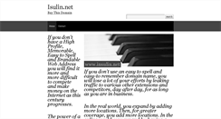 Desktop Screenshot of insulin.net